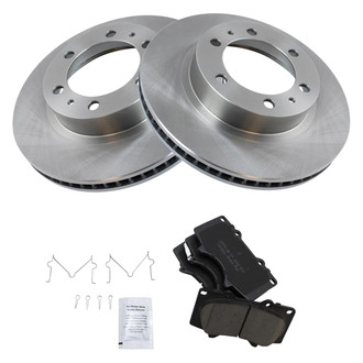 TRQ® - Front Disc Brake Kit with Ceramic Pads