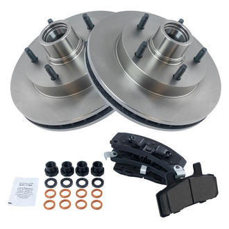 TRQ® - Front Disc Brake Kit with Ceramic Pads