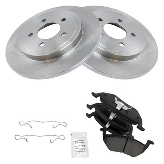 TRQ® - Rear Disc Brake Kit with Ceramic Pads
