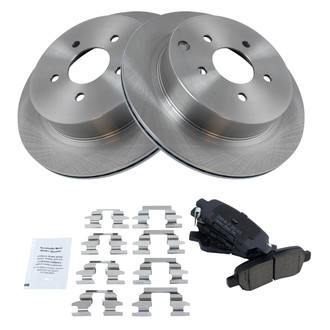 TRQ® - Rear Disc Brake Kit with Ceramic Pads