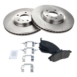 TRQ® - Front Disc Brake Kit with Ceramic Pads