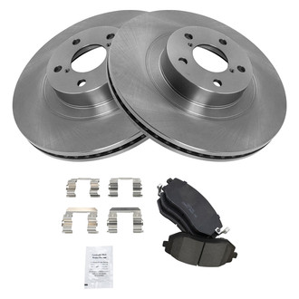 TRQ® - Front Disc Brake Kit with Ceramic Pads