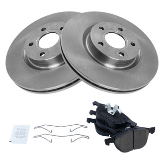 TRQ® - Front Disc Brake Kit with Ceramic Pads
