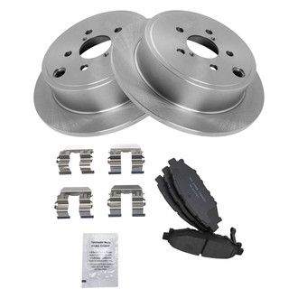 TRQ® - Rear Disc Brake Kit with Ceramic Pads