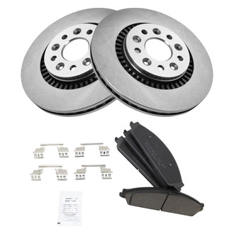 TRQ® - Front Disc Brake Kit with Ceramic Pads