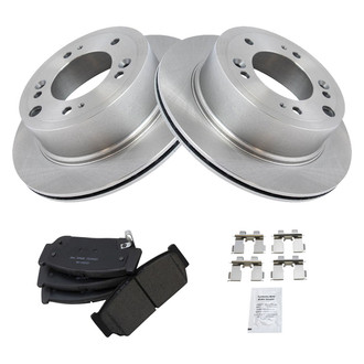 TRQ® - Rear Disc Brake Kit with Ceramic Pads