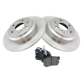 TRQ® - Rear Disc Brake Kit with Ceramic Pads