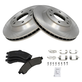 TRQ® - Front Disc Brake Kit with Ceramic Pads
