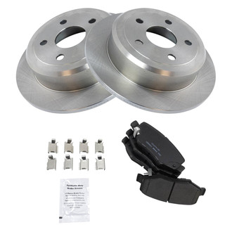 TRQ® - Rear Disc Brake Kit with Ceramic Pads
