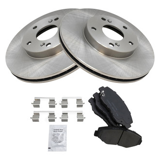 TRQ® - Front Disc Brake Kit with Ceramic Pads