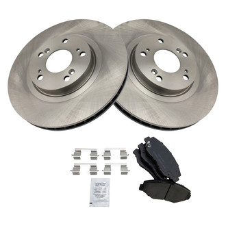 TRQ® - Front Disc Brake Kit with Ceramic Pads