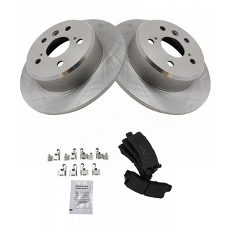 TRQ® - Rear Disc Brake Kit with Ceramic Pads