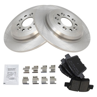 TRQ® - Rear Disc Brake Kit with Ceramic Pads