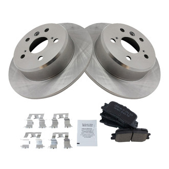 TRQ® - Rear Disc Brake Kit with Ceramic Pads