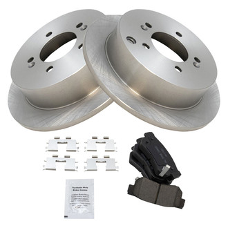 TRQ® - Rear Disc Brake Kit with Ceramic Pads