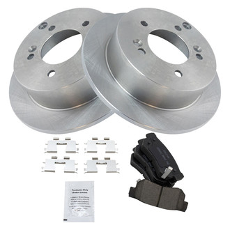 TRQ® - Rear Disc Brake Kit with Ceramic Pads