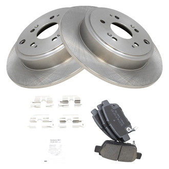 TRQ® - Rear Disc Brake Kit with Ceramic Pads