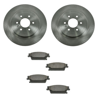 TRQ® - Rear Disc Brake Kit with Ceramic Pads