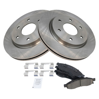TRQ® - Front Disc Brake Kit with Ceramic Pads