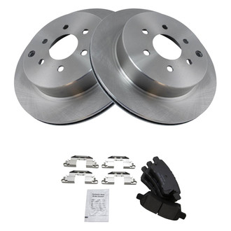 TRQ® - Rear Disc Brake Kit with Ceramic Pads