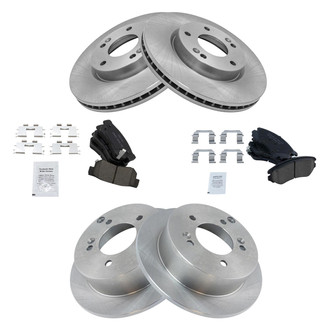 TRQ® - Disc Brake Kit with Ceramic Pads