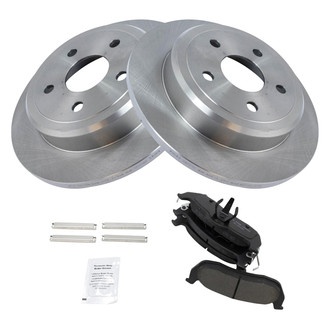 TRQ® - Rear Disc Brake Kit with Ceramic Pads