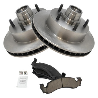 TRQ® - Front Disc Brake Kit with Ceramic Pads