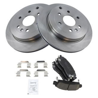 TRQ® - Rear Disc Brake Kit with Ceramic Pads