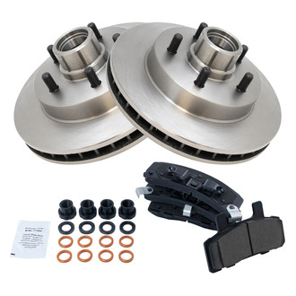 TRQ® - Front Disc Brake Kit with Ceramic Pads