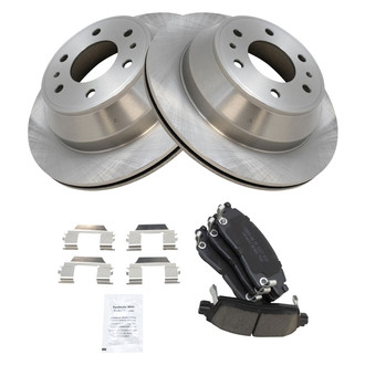 TRQ® - Rear Disc Brake Kit with Ceramic Pads