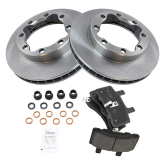 TRQ® - Front Disc Brake Kit with Ceramic Pads