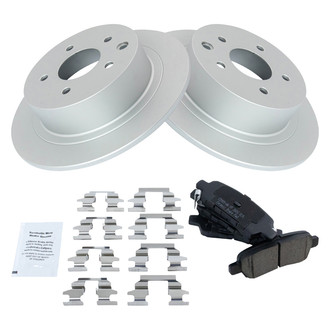 TRQ® - Rear Disc Brake Kit with Ceramic Pads