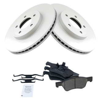 TRQ® - Front Disc Brake Kit with Ceramic Pads