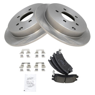 TRQ® - Rear Disc Brake Kit with Ceramic Pads