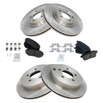 TRQ® - Disc Brake Kit with Ceramic Pads