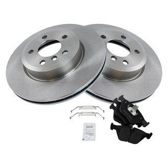 TRQ® - Front Disc Brake Kit with Semi-Metallic Pads