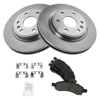 TRQ® - Front Disc Brake Kit with Ceramic Pads