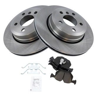 TRQ® - Rear Disc Brake Kit with Ceramic Pads