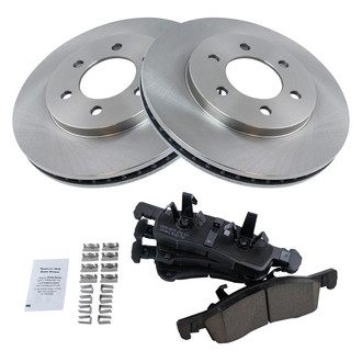 TRQ® - Front Disc Brake Kit with Ceramic Pads