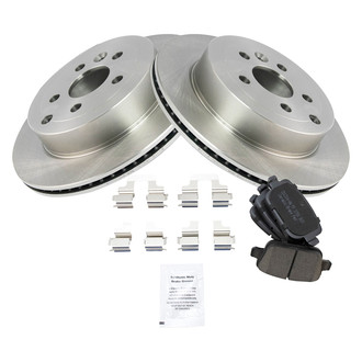 TRQ® - Rear Disc Brake Kit with Ceramic Pads