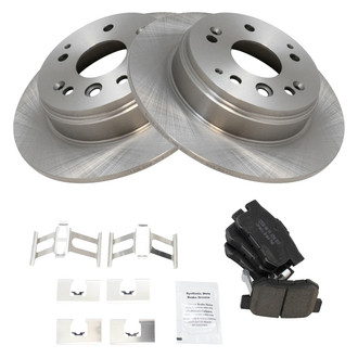 TRQ® - Rear Disc Brake Kit with Ceramic Pads