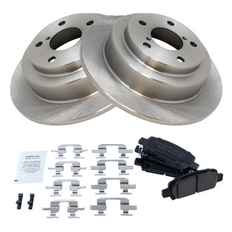 TRQ® - Rear Disc Brake Kit with Ceramic Pads