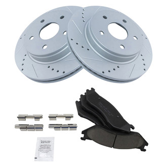 TRQ® - Performance Ceramic Front Brake Kit
