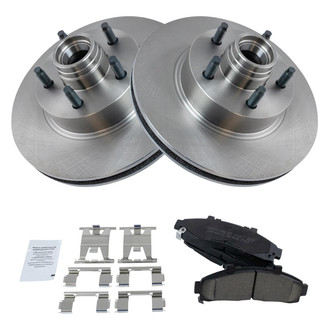 TRQ® - Front Disc Brake Kit with Ceramic Pads