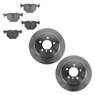 TRQ® - Rear Disc Brake Kit with Semi-Metallic Pads