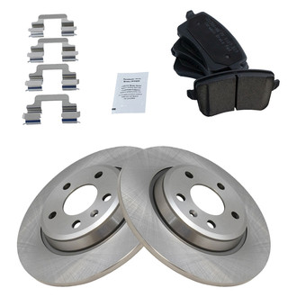TRQ® - Rear Disc Brake Kit with Ceramic Pads
