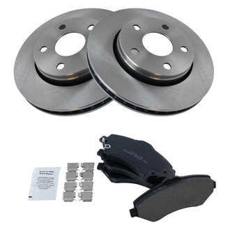 TRQ® - Front Disc Brake Kit with Ceramic Pads