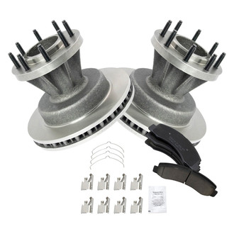 TRQ® - Front Disc Brake Kit with Ceramic Pads