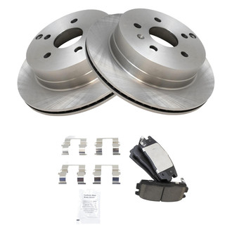 TRQ® - Rear Disc Brake Kit with Ceramic Pads