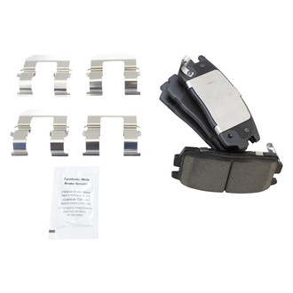 TRQ® - Front and Rear Disc Brake Kit with Ceramic Pads